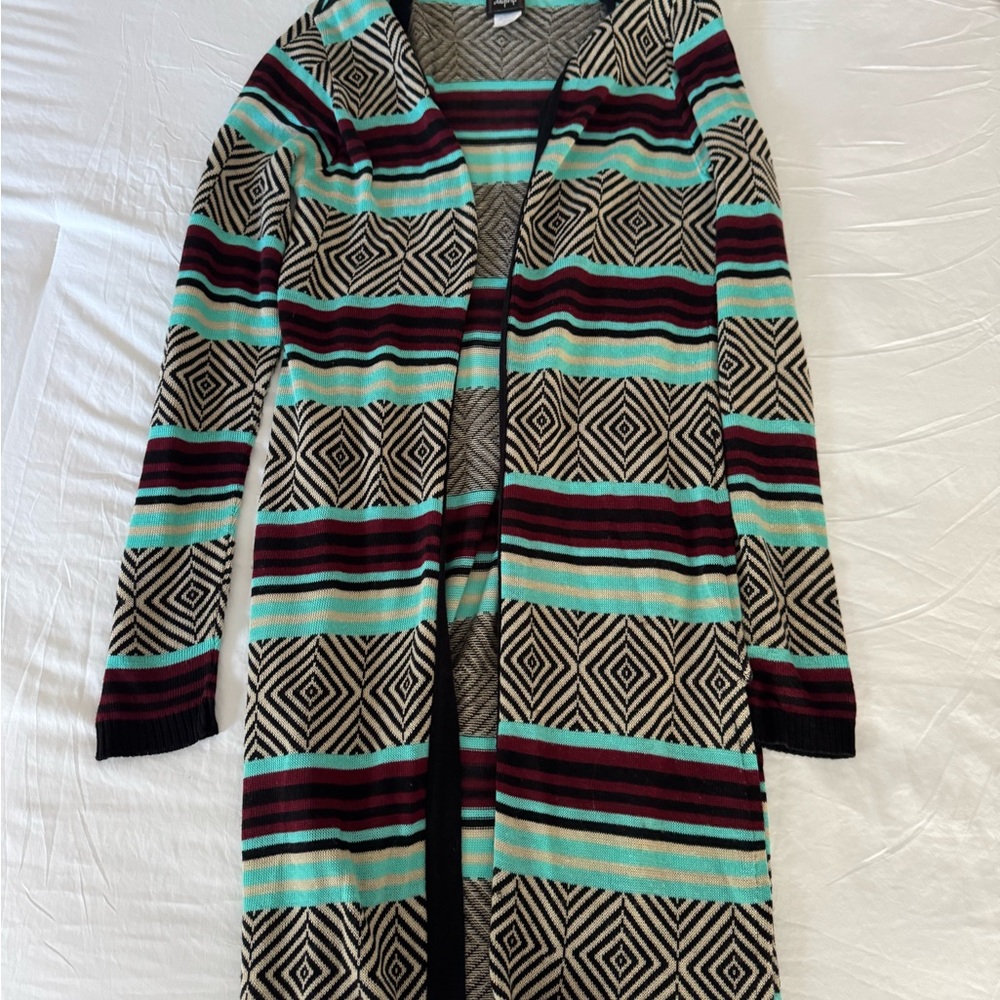 Long lightweight cardigan sweater